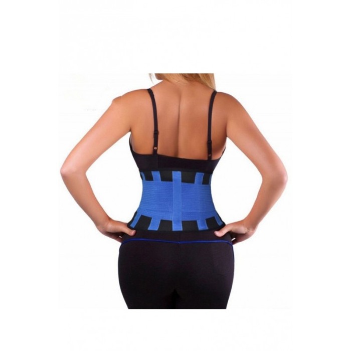 Centura de slabit Caliente Belt,masura XL, albastru/negru [4]