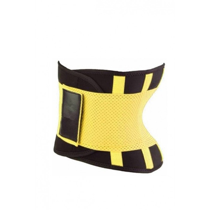 Centura de slabit Caliente Belt,masura XXL, galben/negru [4]