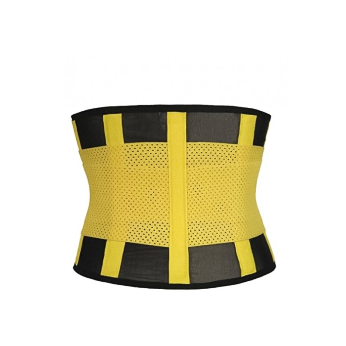 Centura de slabit Caliente Belt,masura XXL, galben/negru [2]