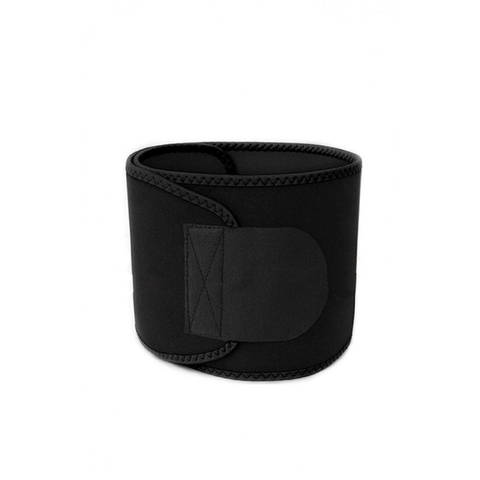 Centura de slabit FittnessBelt, marime universala, subtiaza, tonifica, unisex, prindere cu scai, 90x19 cm, negru, Doty®️ [3]