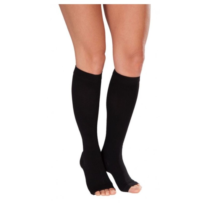 Ciorapi compresivi ZipperSoft, pentru imbunatatirea circulatiei sanguine,universale, negru, S/M [4]