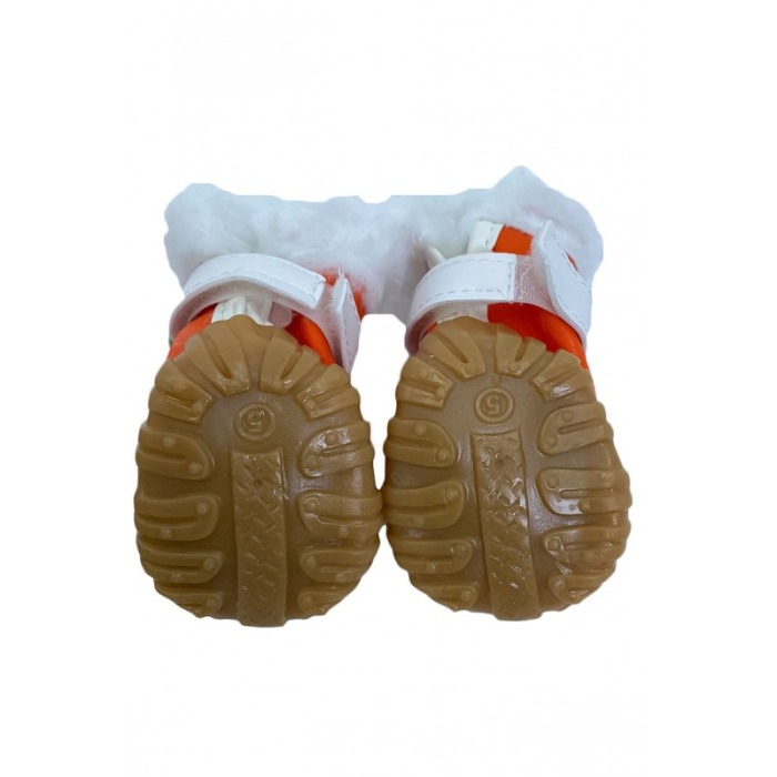 Cizmulite Strawberry Boots, cu scai pentru catei de talie foarte mica, masura XL, rosu,6 x 5 cm [6]
