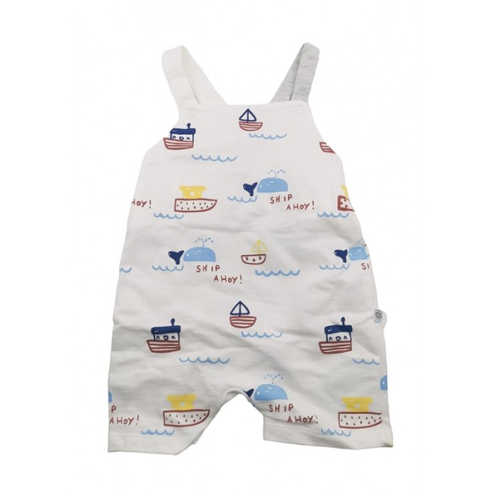 Compleu pentru bebelusi 6-9 luni BabySet, 2 piese, 100% bumbac, 74 cm, alb/galben, Doty®️ [2]