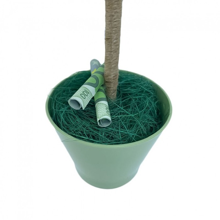 Copac decorativ EUR Tree, in ghivechi, design creativ,model euro, 34 cm, verde [2]
