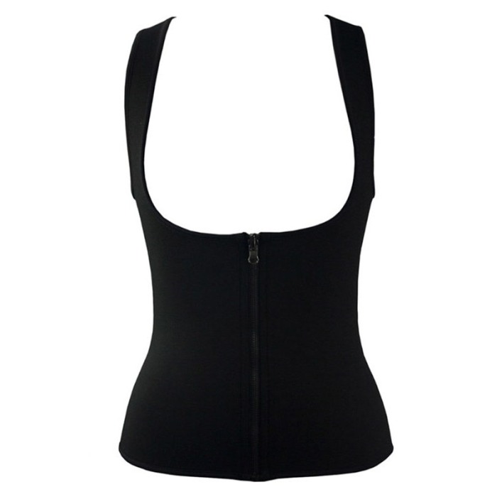 Corset FlatBellY tip sauna  pentru slabit, L ,negru [6]
