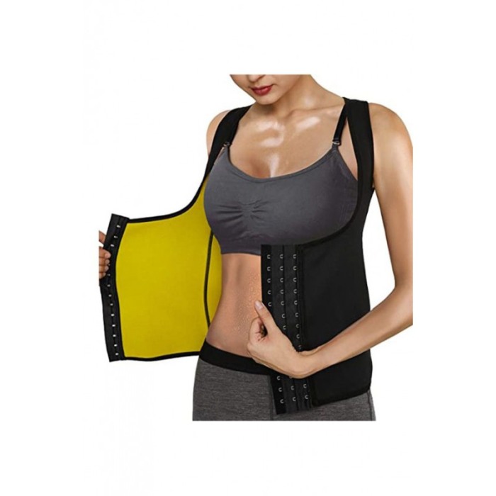 Corset FlatBellY ,XXL, tip sauna  pentru slabit si modelarea taliei din neopren, cu 3 adaptori graduali pentru talie, Doty [4]