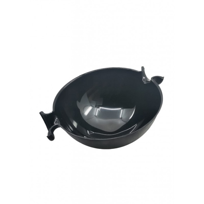 Cos dublu rotativ pentru strecurat legumele, fructele sau pastele, usor de utilizat, 30x12 cm, gri, Doty®️ [4]
