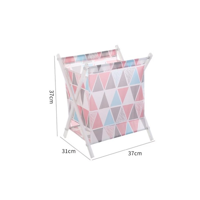 Cos pentru rufe LaundrySpace Doty®, pliabil, design creativ, imprimeu grafic, multicolor, 37x31 cm [4]