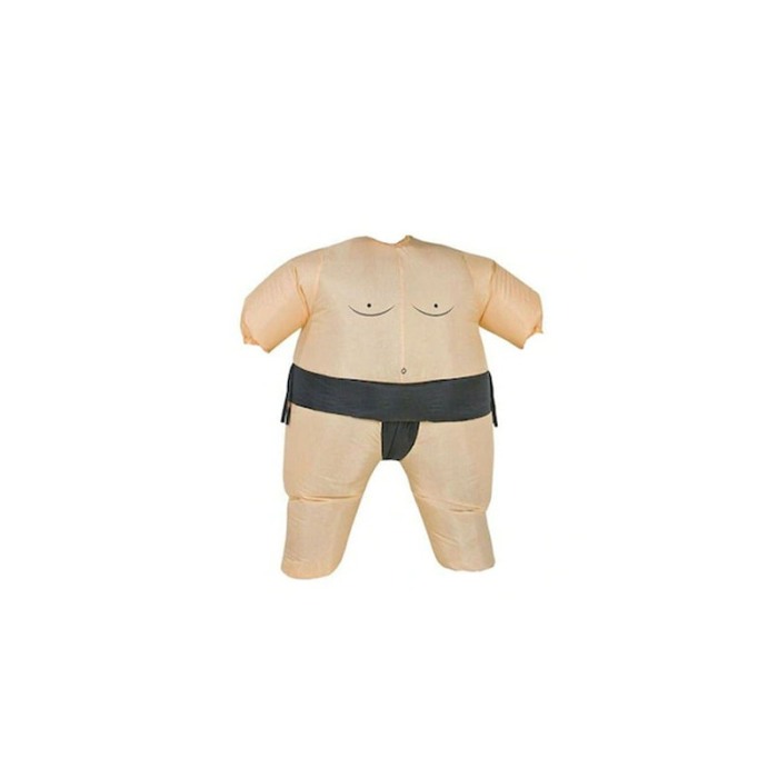 Costum gonflabil Sumo Fight, cu palarie inclusa, marime universala, bej [3]