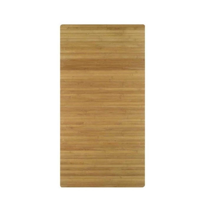 Covoras de baie din bambus BambooCarpet Doty®, bej, 50x120 cm, design antiderapant, rezistent la umiditate [4]