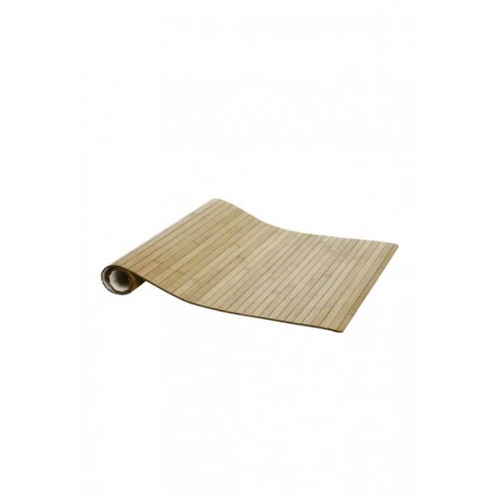 Covoras de baie din bambus BambooCarpet Doty®, bej, 50x120 cm, design antiderapant, rezistent la umiditate [3]