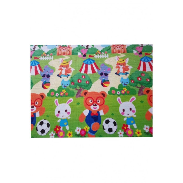 Covoras de joaca termoizolant RainbowWorld, 200x180 cm, 2 fete, educational, cu imprimeu, multicolor, Doty®️ [4]
