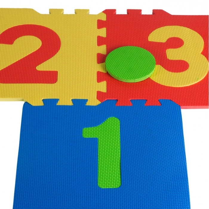 Covoras  Puzzle tip sotron, Educativ pentru Copii, 10  Piese din Spuma cu Imprimeu cifre [6]