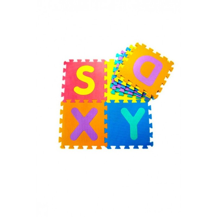 Covoras Tip Puzzle Educativ pentru Copii, 9  Piese din Spuma cu  Litere [2]