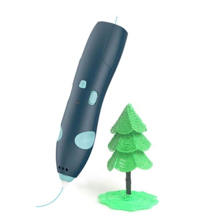 Creion 3D Blue Pen pentru Desenat Obiecte 3D, filament 1.75 mm, temperatura scazuta, sigur, albastru [7]