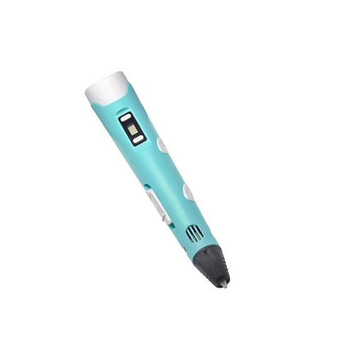 Creion Painting Pen pentru Desenat Obiecte 3D, filament 1.75 mm , temperatura 230C, turcoaz/alb [5]