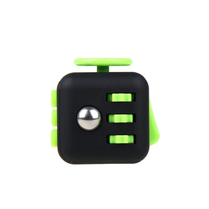 Cub senzorial CubeFren', antistress,negru/verde [3]