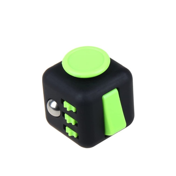Cub senzorial CubeFren', antistress,negru/verde [2]
