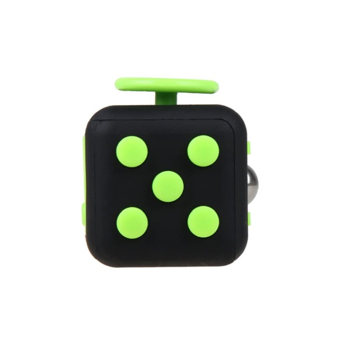 Cub senzorial CubeFren', antistress,negru/verde [4]