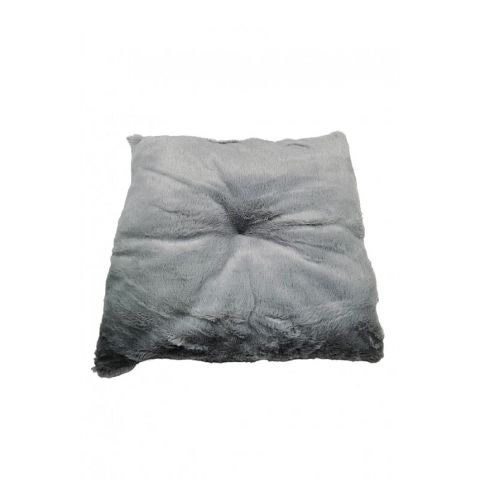 Culcus pentru pisici sau caini de talie mica PuffBed Doty®, tip cort, pernuta inclusa, 37x35 cm, gri, design cu stele [4]