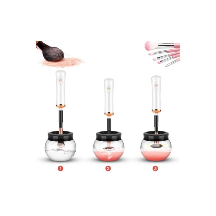 Curatarea pensulelor de machiaj ,dispozitiv electric super-rapid cu curatare automata a pensulelor [7]