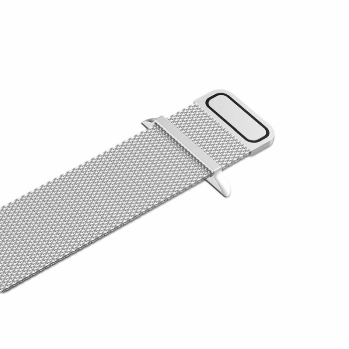 Curea argintie magnetica din otel inoxidabil, 44 mm compatibila Ceas Apple seria 1, 2 , 3 [7]