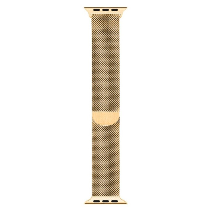 Curea Aurie magnetica din otel inoxidabil, 38 mm compatibila Ceas Apple seria 1, 2 , 3 [4]