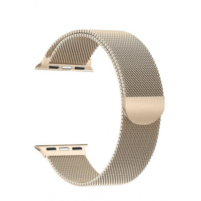 Curea Aurie magnetica din otel inoxidabil, 44 mm compatibila Ceas Apple seria 1, 2 , 3 [1]