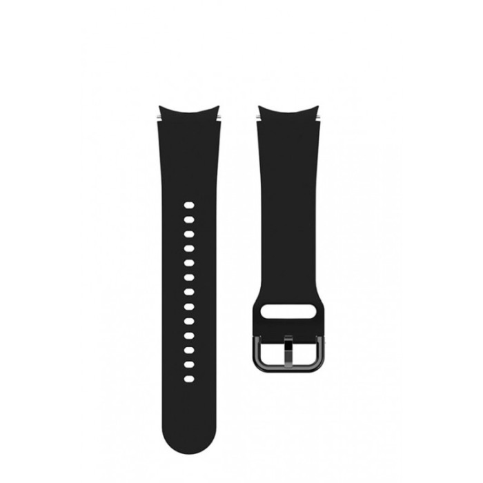 Curea din silicon compatibila cu Samsung Galaxy Watch series 5/6, materiale de calitate, 40 mm, negru, Doty® [4]