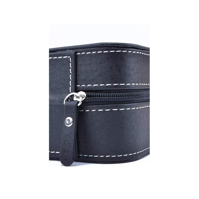 Cutie de ceasuri din piele ecologica HighLine Watch, pentru 10 ceasuri, pernute si interior din material moale, negru, 32x20 cm [4]