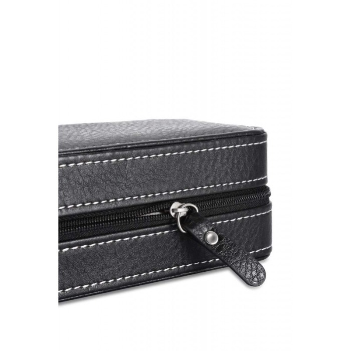 Cutie de ceasuri din piele ecologica TravelLineWatch, pentru 8 ceasuri,negru [3]
