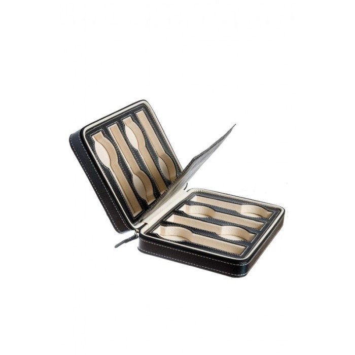 Cutie de ceasuri din piele ecologica TravelLineWatch, pentru 8 ceasuri,negru [2]