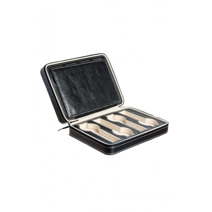 Cutie de ceasuri din piele ecologica TravelLineWatch, pentru 8 ceasuri,negru [1]