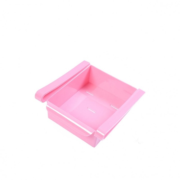 Cutie depozitare Fresh Storage, tip sertar, pentru frigider, usor de utilizat, practic, 15 x 15 x 7 cm, roz, Doty®️ [4]