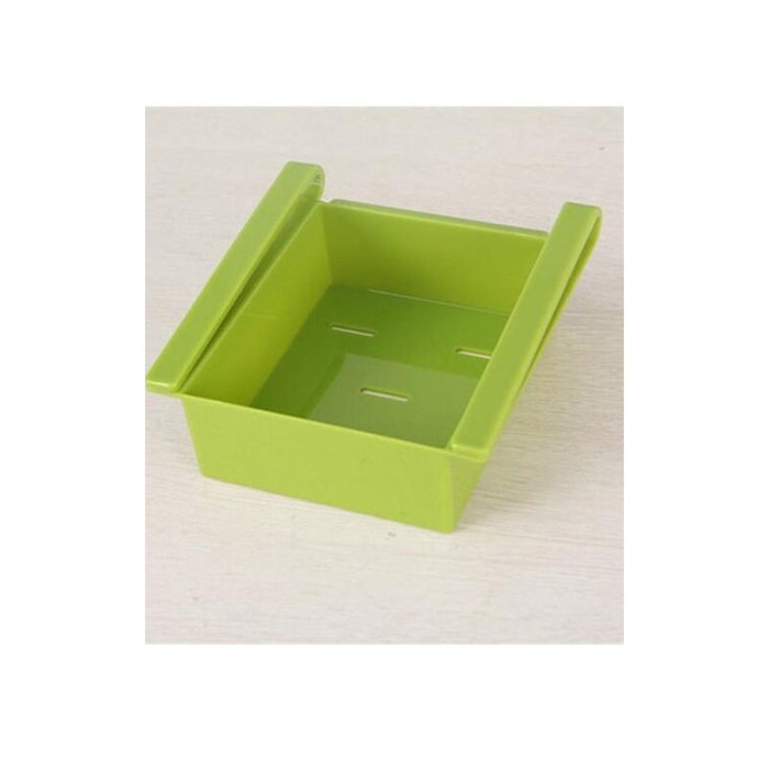 Cutie depozitare Fresh Storage, tip sertar, pentru frigider, usor de utilizat, practic, 15 x 15 x 7 cm, verde [3]