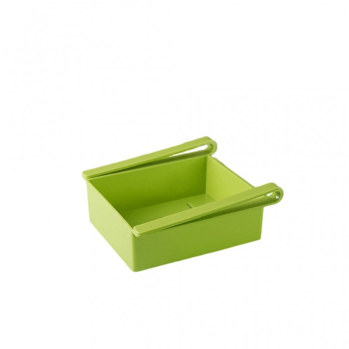 Cutie depozitare Fresh Storage, tip sertar, pentru frigider, usor de utilizat, practic, 15 x 15 x 7 cm, verde [5]