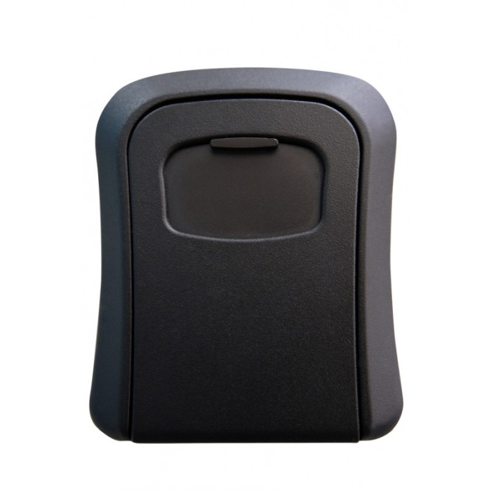 Cutie Metalica tip Seif, Depozitare Chei KeyUnlock Doty®, Cifru Mecanic, 9x11x4 cm, negru, accesorii incluse, de Perete, negru [5]
