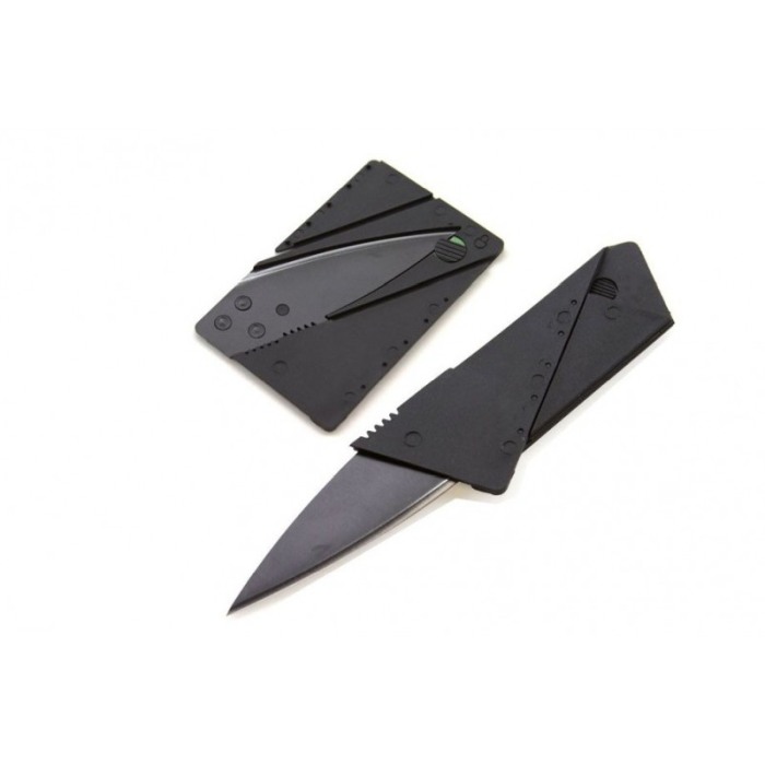 Cutit briceag Secret Knife, model card, usor si eficient, portabil, design mdoern, materiale de calitate, negru, doty [5]