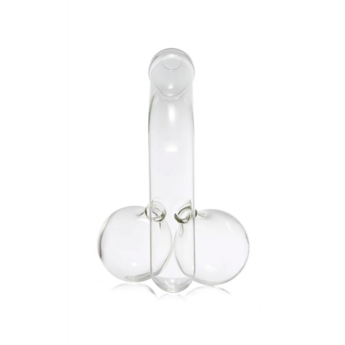 Decantor DrunkenBalls, design creativ, din sticla, elegant, 800 ml, 20 cm, transparent, Doty® [2]