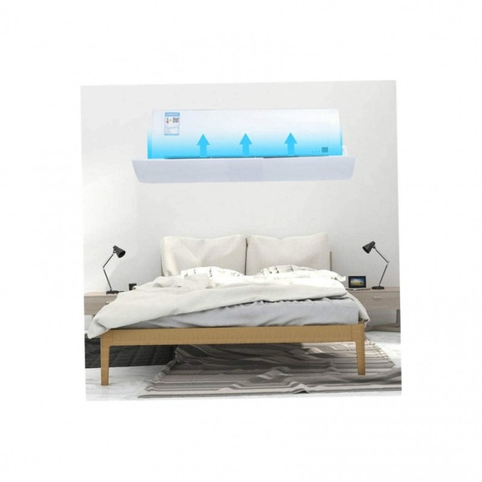 Deflector de aer conditionat, protectie flux de aer rece, reglabil 56 - 108cm, 9000-12000 BTU, kit de instalare inclus, Alb [5]