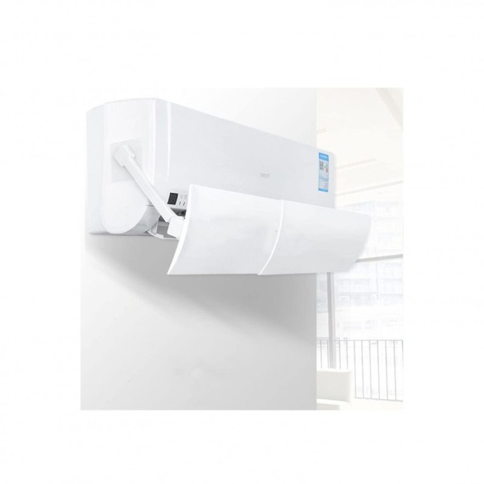 Deflector de aer conditionat, protectie flux de aer rece, reglabil 56 - 108cm, 9000-12000 BTU, kit de instalare inclus, Alb [2]