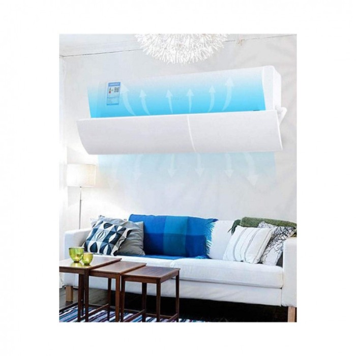 Deflector de aer conditionat, protectie flux de aer rece, reglabil 56 - 108cm, 9000-12000 BTU, kit de instalare inclus, Alb [6]