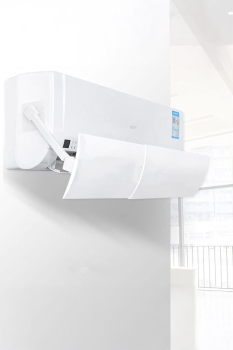 Deflector de aer conditionat ThermoShield Flex Doty®, protectie flux de aer rece, reglabil 56 - 108cm, 9000-12000 BTU, kit de instalare inclus, Alb [7]