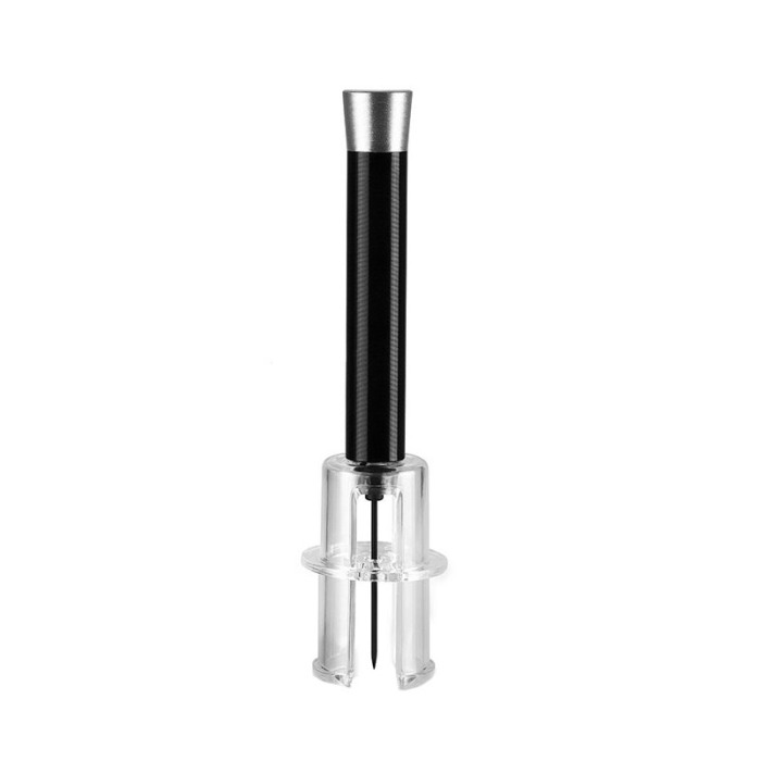 Desfacator de vin cu presiune de aer AirWineOpener, usor de utilizat, eficient, 20 cm, negru [5]