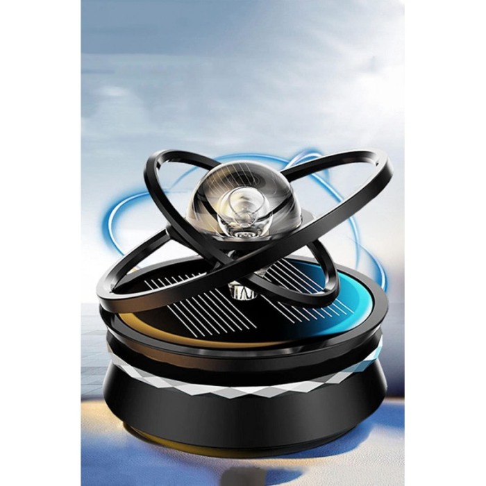 Difuzor de parfum pentru masina IntelliScent Solar Interstellar, infuzie cu ulei esential, negru, Doty®️ [4]