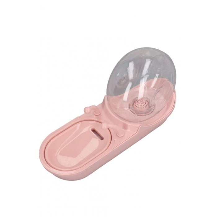 Dispenser automat de apa WaterShell Doty® pentru animalele de companie, tip fantana, capacitate 4L, design elegant, roz [9]