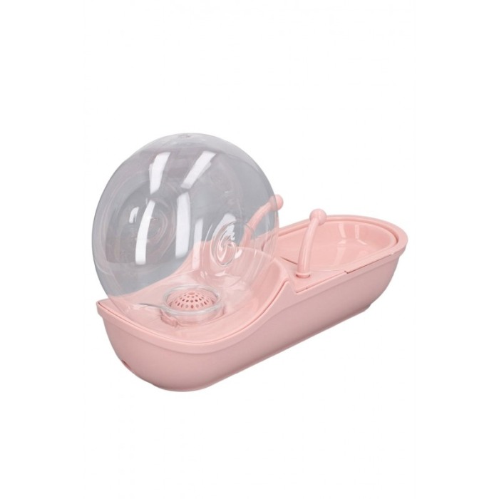 Dispenser automat de apa WaterShell Doty® pentru animalele de companie, tip fantana, capacitate 4L, design elegant, roz [5]