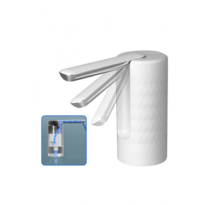 Dispenser electric de apa PumpJoy Doty.ro®, compatibil cu bidoane de apa de 5L/10L/15L/19L, alb [6]