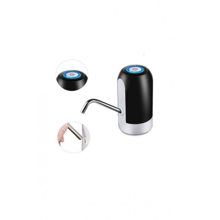 Dispenser electric de apa, usor de instalat, usor de utilizat,baterie reincarcabila de 1200mAh, negru cu alb, doty [3]
