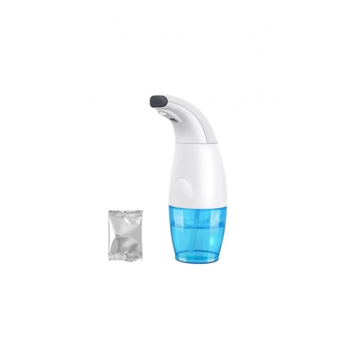 Dispenser sapun automat,  fara contact, cu lumina UV,cu infrarosu, 2 compartimente interschimbabile 240 ml/330 ml,alb/albastru,d [4]